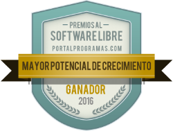 Ganador de los Premios PortalProgramas 2016 como Mayor potencial de crecimiento