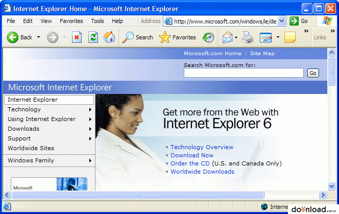 Internet Explorer 6 Service