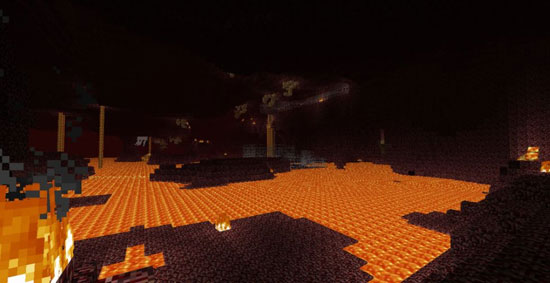 Minecraft Cueva Volcanica