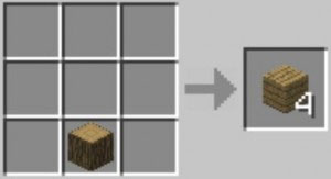 Minecraft crear madera