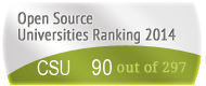 The Colorado State University (CSU) - Fort Collins's Open Source universities Ranking position. PortalProgramas.com