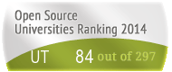 The The University of Tennessee (UT)'s Open Source universities Ranking position. PortalProgramas.com