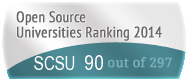 The South Carolina State University (SCSU)'s Open Source universities Ranking position. PortalProgramas.com
