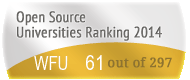 The Wake Forest University (WFU)'s Open Source universities Ranking position. PortalProgramas.com