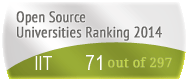 The Illinois Institute of Technology (IIT)'s Open Source universities Ranking position. PortalProgramas.com