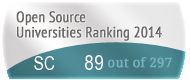 The University of South Carolina - Columbia (SC)'s Open Source universities Ranking position. PortalProgramas.com