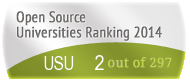The Utah State University (USU)'s Open Source universities Ranking position. PortalProgramas.com