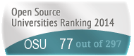 The Oklahoma State University - (OSU)'s Open Source universities Ranking position. PortalProgramas.com