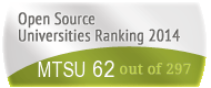The Middle Tennessee State University (MTSU)'s Open Source universities Ranking position. PortalProgramas.com
