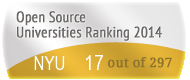 The New York University (NYU)'s Open Source universities Ranking position. PortalProgramas.com