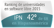 La IPN en el Ranking de universidades en software libre. PortalProgramas.com