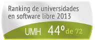 La UMH en el Ranking de universidades en software libre. PortalProgramas.com
