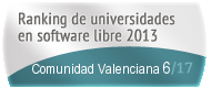Comunidad Valenciana en el Ranking de universidades en software libre. PortalProgramas.com