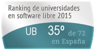 La UB en el Ranking de universidades en software libre. PortalProgramas.com