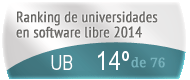 La UB en el Ranking de universidades en software libre. PortalProgramas.com