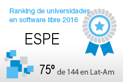 La ESPE en el Ranking de universidades en software libre. PortalProgramas.com