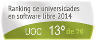 La UOC en el Ranking de universidades en software libre. PortalProgramas.com