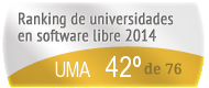 La UMA en el Ranking de universidades en software libre. PortalProgramas.com
