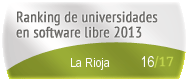 La Rioja en el Ranking de universidades en software libre. PortalProgramas.com