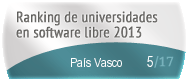 País Vasco en el Ranking de universidades en software libre. PortalProgramas.com