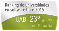 La UAB en el Ranking de universidades en software libre. PortalProgramas.com