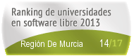 Región De Murcia en el Ranking de universidades en software libre. PortalProgramas.com