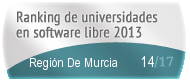 Región De Murcia en el Ranking de universidades en software libre. PortalProgramas.com