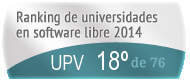 La UPV en el Ranking de universidades en software libre. PortalProgramas.com