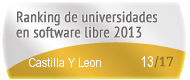 Castilla Y Leon en el Ranking de universidades en software libre. PortalProgramas.com
