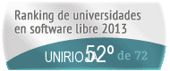 La UNIRIOJA en el Ranking de universidades en software libre. PortalProgramas.com