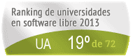 La UA en el Ranking de universidades en software libre. PortalProgramas.com