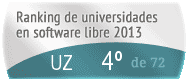 La UZ en el Ranking de universidades en software libre. PortalProgramas.com