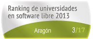 Aragón en el Ranking de universidades en software libre. PortalProgramas.com