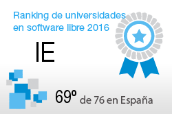 La IE en el Ranking de universidades en software libre. PortalProgramas.com