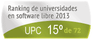 La UPC en el Ranking de universidades en software libre. PortalProgramas.com