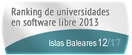Islas Baleares en el Ranking de universidades en software libre. PortalProgramas.com