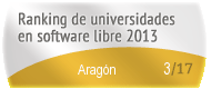 Aragón en el Ranking de universidades en software libre. PortalProgramas.com
