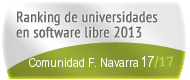Comunidad F. Navarra en el Ranking de universidades en software libre. PortalProgramas.com