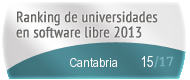 Cantabria en el Ranking de universidades en software libre. PortalProgramas.com