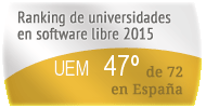 La UEM en el Ranking de universidades en software libre. PortalProgramas.com