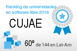 La CUJAE en el Ranking de universidades en software libre. PortalProgramas.com