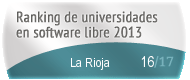 La Rioja en el Ranking de universidades en software libre. PortalProgramas.com