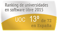 La UOC en el Ranking de universidades en software libre. PortalProgramas.com