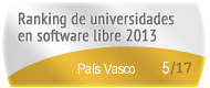 País Vasco en el Ranking de universidades en software libre. PortalProgramas.com
