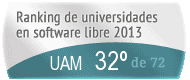 La UAM en el Ranking de universidades en software libre. PortalProgramas.com