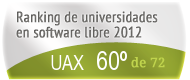 La UAX en el Ranking de universidades en software libre. PortalProgramas.com