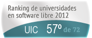 La UIC en el Ranking de universidades en software libre. PortalProgramas.com