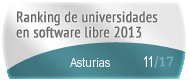 Asturias en el Ranking de universidades en software libre. PortalProgramas.com