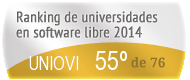 La UNIOVI en el Ranking de universidades en software libre. PortalProgramas.com