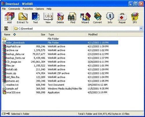 download winrar zip archive free